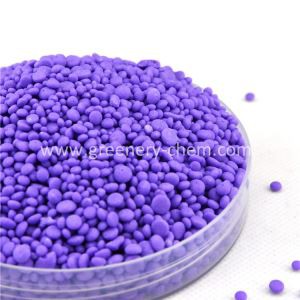 复混肥颗粒态40% NPK 20-10-10紫色