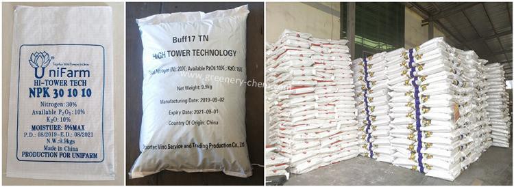 NPK compound fertilizer has two kinds of packaging, color and neutral. The product specifications are various, which meet the market's personalized choice. The storage and transportation meet the market standard.